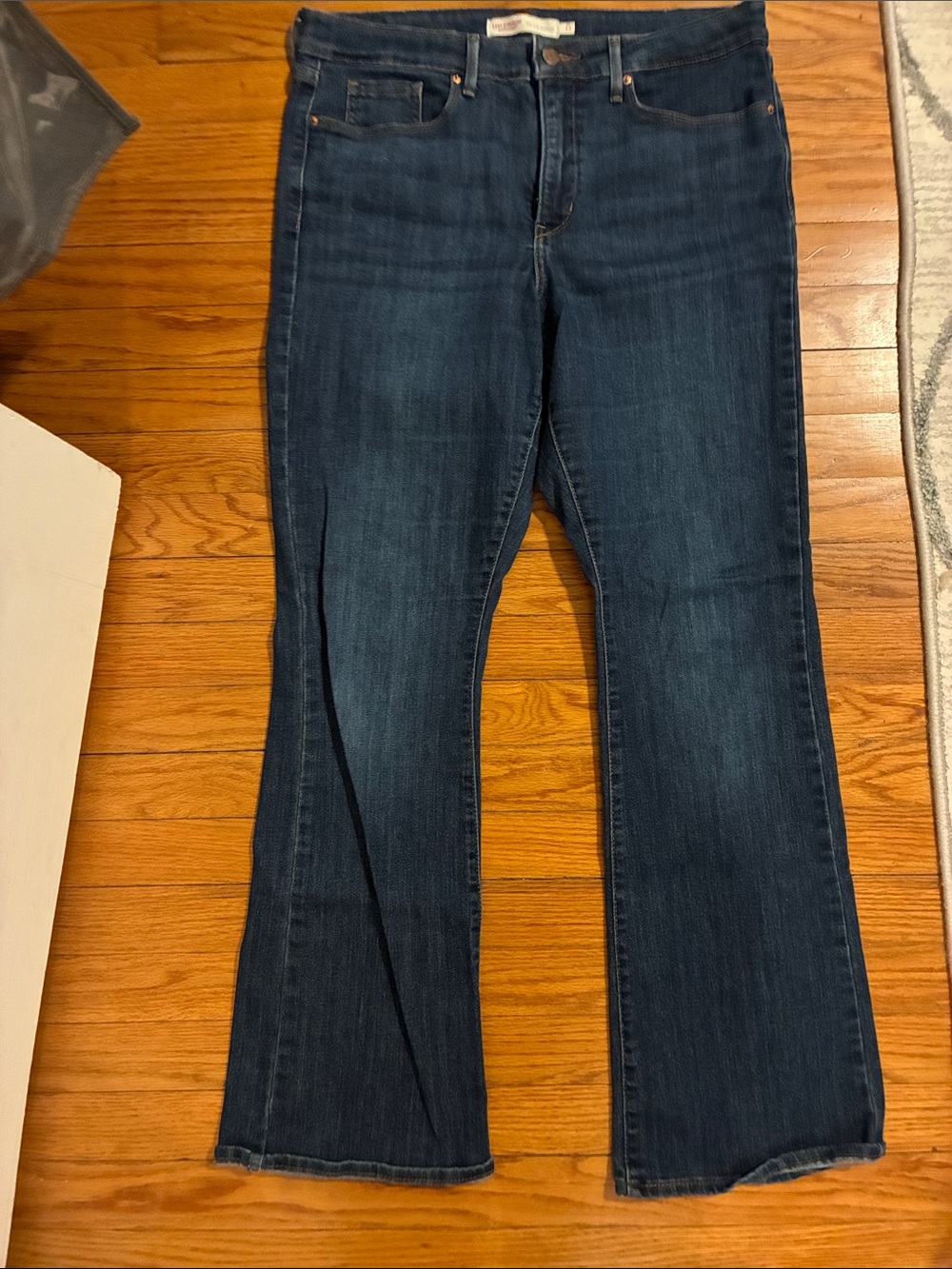 Signature by Levi Strauss Dark Indigo Flare Jeans